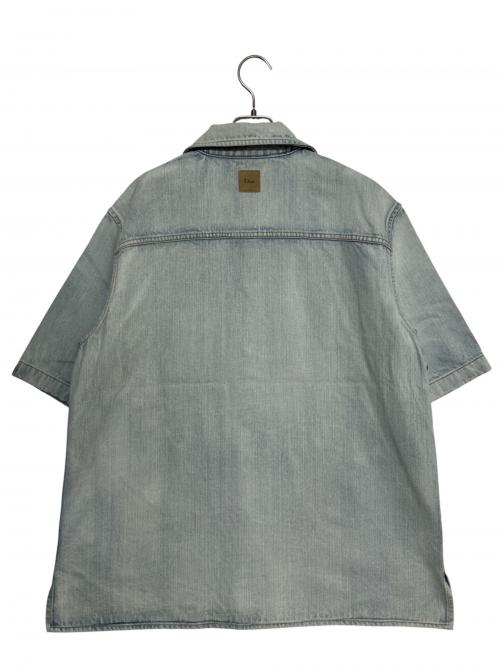 Dior（ディオール）DIOR (ディオール) コットンツイル ショートスリーブシャツ スカイブルー サイズ:Lの古着・服飾アイテム