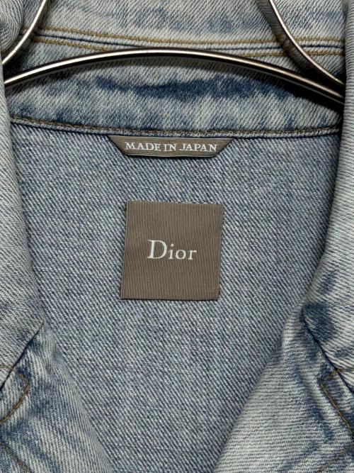 Dior（ディオール）DIOR (ディオール) コットンツイル ショートスリーブシャツ スカイブルー サイズ:Lの古着・服飾アイテム