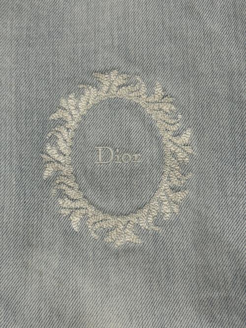 Dior（ディオール）DIOR (ディオール) コットンツイル ショートスリーブシャツ スカイブルー サイズ:Lの古着・服飾アイテム