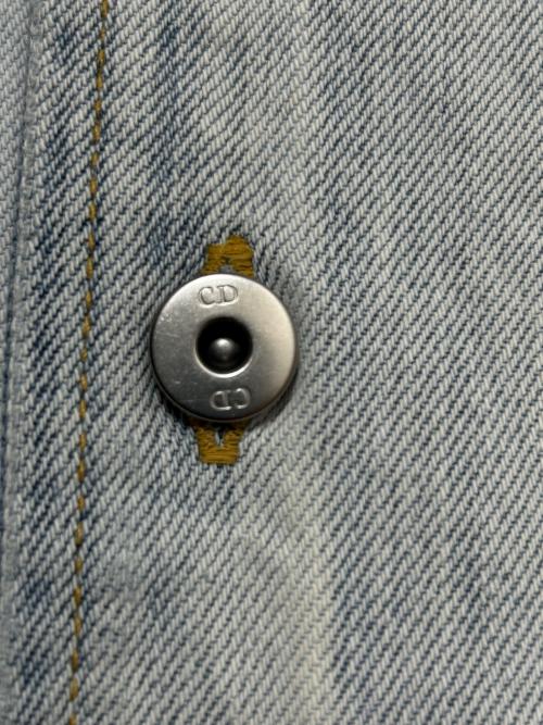 Dior（ディオール）DIOR (ディオール) コットンツイル ショートスリーブシャツ スカイブルー サイズ:Lの古着・服飾アイテム