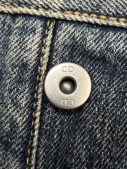 Dior（ディオール）DIOR (ディオール) コットンツイル ロングレギュラー パンツ スカイブルー サイズ:33の古着・服飾アイテム
