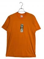 SUPREMEシュプリーム）の古着「26FW Prayer Card Box Logo Tee ( プレイヤーカード ボックスロゴ ティー )」｜オレンジ