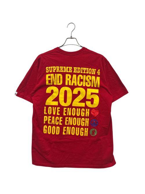 SUPREME（シュプリーム）SUPREME (シュプリーム) GOODENOUGH End Racism Tee レッド サイズ:Lの古着・服飾アイテム