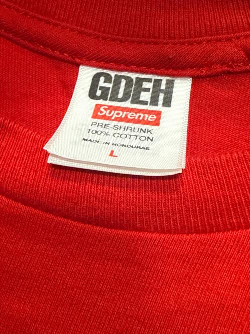 SUPREME（シュプリーム）SUPREME (シュプリーム) GOODENOUGH End Racism Tee レッド サイズ:Lの古着・服飾アイテム
