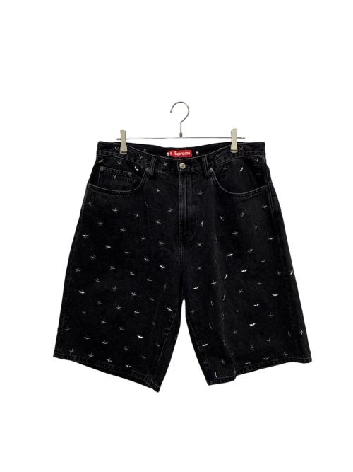 SUPREME（シュプリーム）SUPREME (シュプリーム) 26SS Stars Studded Baggy Denim Short ブラック サイズ:36の古着・服飾アイテム
