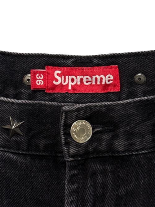 SUPREME（シュプリーム）SUPREME (シュプリーム) 26SS Stars Studded Baggy Denim Short ブラック サイズ:36の古着・服飾アイテム