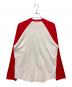 SUPREME (シュプリーム) 26FW Larry Clark Sequin Raglan L/S Top ホワイト×レッド サイズ:L：40000円