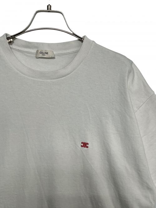 CELINE（セリーヌ）CELINE (セリーヌ) 26SS ルーズ Tシャツ / コットンジャージー ホワイト サイズ:Mの古着・服飾アイテム