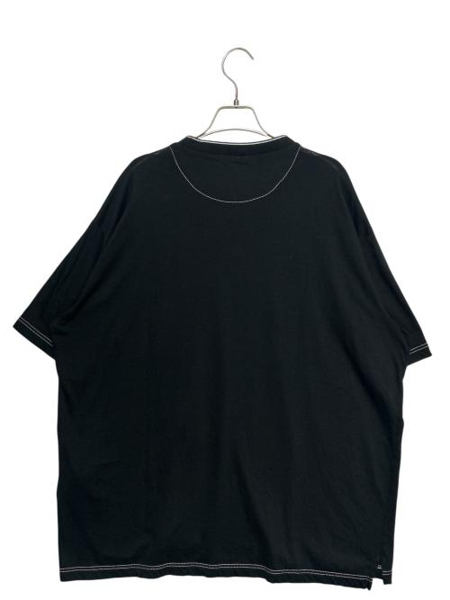 PRADA（プラダ）PRADA (プラダ) 22SS トライアングルプレートナイロンポケットオーバーサイズ半袖Tシャツ ブラック サイズ:XSの古着・服飾アイテム
