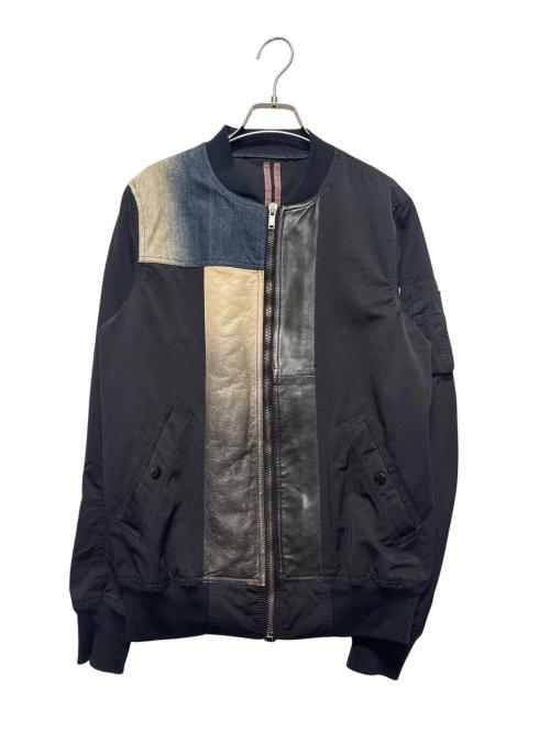 DRKSHDW（ダークシャドウ）DRKSHDW (ダークシャドウ) Patchwork Bomber Jacket ブラック サイズ:Sの古着・服飾アイテム