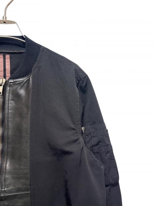 DRKSHDW（ダークシャドウ）DRKSHDW (ダークシャドウ) Patchwork Bomber Jacket ブラック サイズ:Sの古着・服飾アイテム