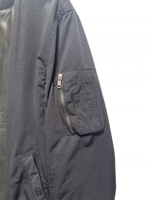 DRKSHDW（ダークシャドウ）DRKSHDW (ダークシャドウ) Patchwork Bomber Jacket ブラック サイズ:Sの古着・服飾アイテム