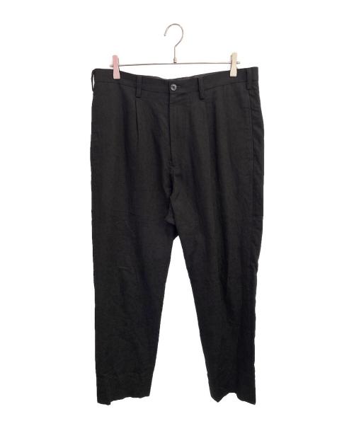 Yohji Yamamoto pour homme（ヨウジヤマモト プールオム）Yohji Yamamoto pour homme (ヨウジヤマモト プールオム) レース刺繍スラックス ブラック サイズ:3の古着・服飾アイテム
