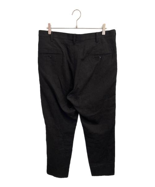 Yohji Yamamoto pour homme（ヨウジヤマモト プールオム）Yohji Yamamoto pour homme (ヨウジヤマモト プールオム) レース刺繍スラックス ブラック サイズ:3の古着・服飾アイテム