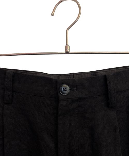 Yohji Yamamoto pour homme（ヨウジヤマモト プールオム）Yohji Yamamoto pour homme (ヨウジヤマモト プールオム) レース刺繍スラックス ブラック サイズ:3の古着・服飾アイテム