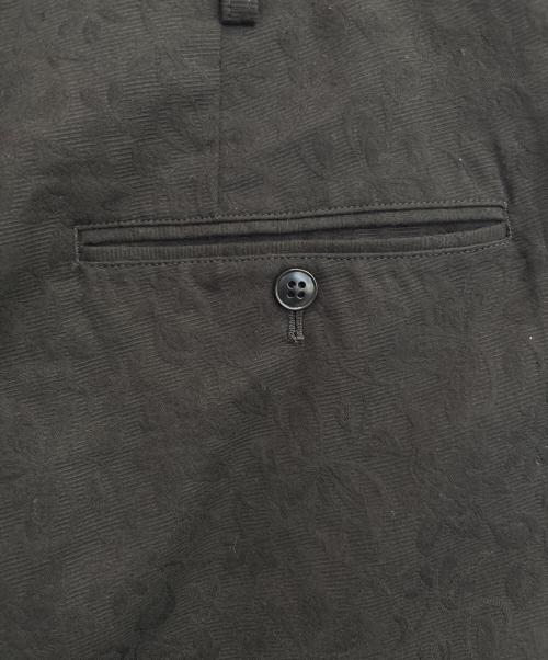 Yohji Yamamoto pour homme（ヨウジヤマモト プールオム）Yohji Yamamoto pour homme (ヨウジヤマモト プールオム) レース刺繍スラックス ブラック サイズ:3の古着・服飾アイテム