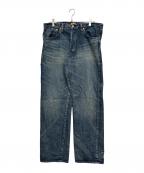 HUMAN MADEヒューマンメイド）の古着「STRAIGHT DENIM PANTS FUTURE」｜インディゴ