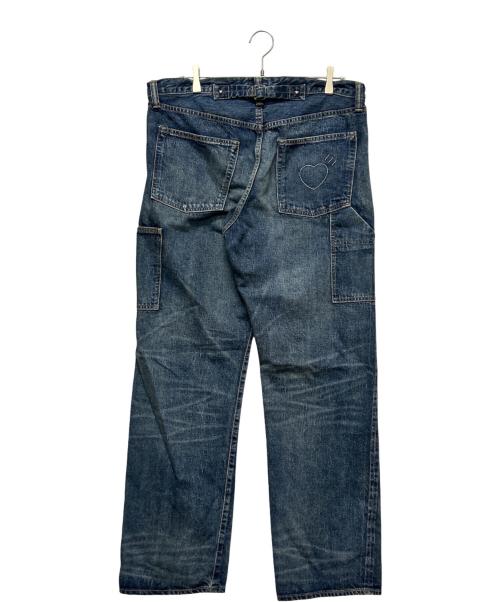HUMAN MADE（ヒューマンメイド）HUMAN MADE (ヒューマンメイド) STRAIGHT DENIM PANTS FUTURE インディゴ サイズ:36の古着・服飾アイテム