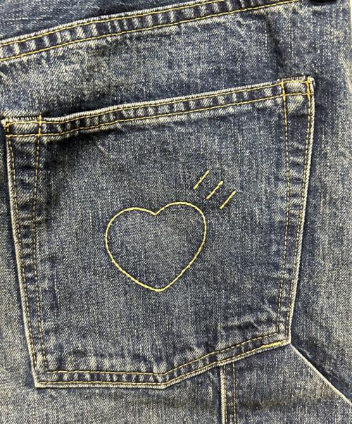 HUMAN MADE（ヒューマンメイド）HUMAN MADE (ヒューマンメイド) STRAIGHT DENIM PANTS FUTURE インディゴ サイズ:36の古着・服飾アイテム