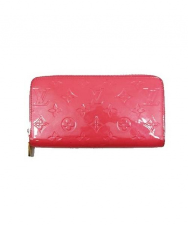 ルイヴィトン M93202 長財布 ローズリッチ  LOUIS VUITTON ジッピーウォレット  ヴェルニ 中古・古着通販】LOUIS VUITTON (ルイヴィトン) ジッピーウォレット