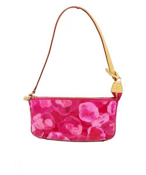 LOUIS VUITTON（ルイ ヴィトン）LOUIS VUITTON (ルイヴィトン) ポシェットアクセソワール レッド サイズ:- M90043 イカットフラワー DR0183の古着・服飾アイテム