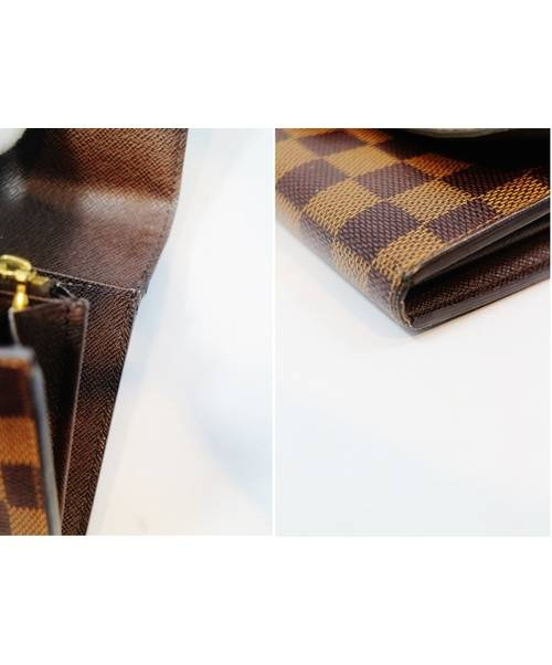 LOUIS VUITTON（ルイ ヴィトン）LOUIS VUITTON (ルイヴィトン) ダミエポルトフォイユローズベリー ブラウン サイズ:- CA4182の古着・服飾アイテム