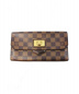 LOUIS VUITTON（ルイヴィトン）の古着「ダミエポルトフォイユローズベリー」｜ブラウン