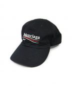 BALENCIAGAバレンシアガ）の古着「キャップ」｜ブラック