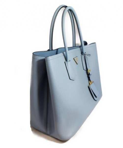 PRADA（プラダ）PRADA (プラダ) ダブルバッグ/トートバッグ スカイブルー サイズ:- BN2756 サフィアーノの古着・服飾アイテム