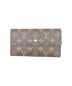 LOUIS VUITTON（ルイヴィトン）の古着「ポルトフォイユ・インターナショナル」｜ブラウン
