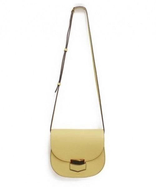 CELINE（セリーヌ）CELINE (セリーヌ) スモールトロッター/ミニショルダーバッグ イエロー(ヴァニラ) スモールトロッター S-CE-0116の古着・服飾アイテム