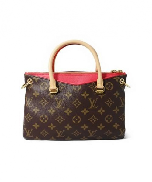 LOUIS VUITTON（ルイ ヴィトン）LOUIS VUITTON (ルイヴィトン) パラスBB ブラウン×レッド サイズ:- モノグラム M41241 CA0146の古着・服飾アイテム