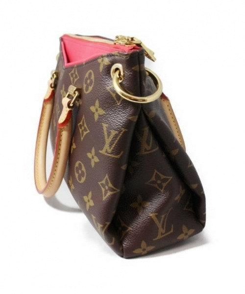 LOUIS VUITTON（ルイ ヴィトン）LOUIS VUITTON (ルイヴィトン) パラスBB ブラウン×レッド サイズ:- モノグラム M41241 CA0146の古着・服飾アイテム