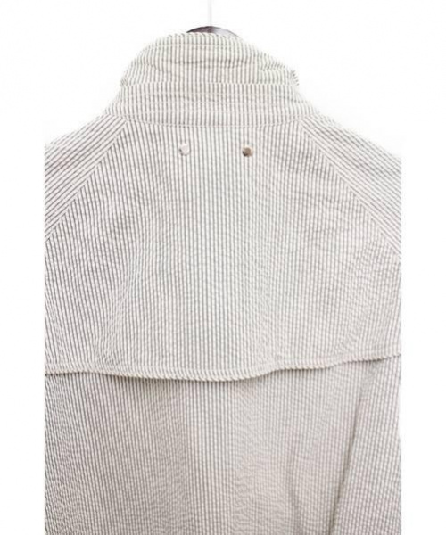 LOUIS VUITTON（ルイ ヴィトン）LOUIS VUITTON (ルイ・ヴィトン) レザー切替シアサッカージャケット サイズ:52の古着・服飾アイテム