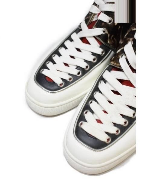 Christian Louboutin（クリスチャン・ルブタン）Christian Louboutin (クリスチャンルブタン) ハイカットスニーカー ホワイト サイズ:41の古着・服飾アイテム