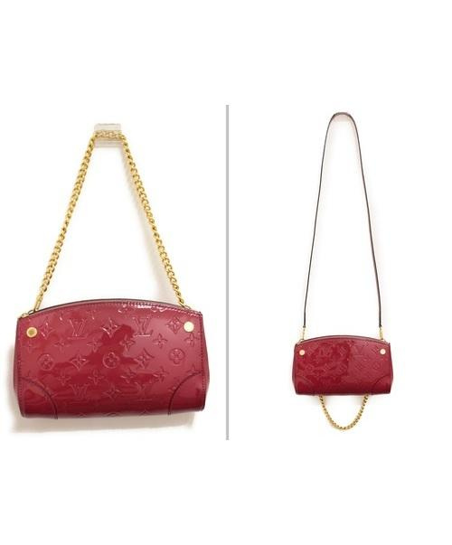 LOUIS VUITTON（ルイ ヴィトン）LOUIS VUITTON (ルイヴィトン) サンタモニカ・クラッチ ショッキングピンク サイズ:- ヴェルニ M50406 AA1165の古着・服飾アイテム