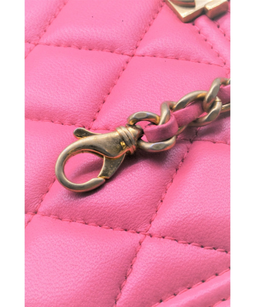 CHANEL（シャネル）CHANEL (シャネル) チェーンショルダーバッグ ピンク サイズ:- ボーイシャネルの古着・服飾アイテム
