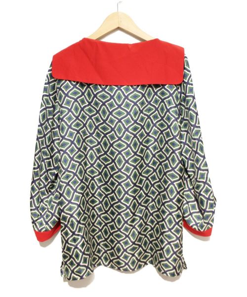 GUCCI（グッチ）GUCCI (グッチ) プルオーバーブラウス グリーン サイズ:40 未使用品の古着・服飾アイテム