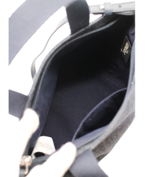 FENDI（フェンディ）FENDI (フェンディ) 2WAYショルダーバッグ インディゴ デニムの古着・服飾アイテム