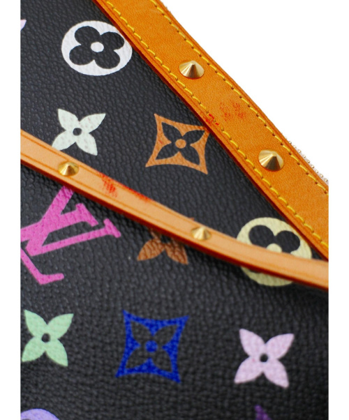 LOUIS VUITTON（ルイ ヴィトン）LOUIS VUITTON (ルイヴィトン) ポシェット・アクセソワール ブラック サイズ:- モノグラム・マルチカラー SL1003の古着・服飾アイテム