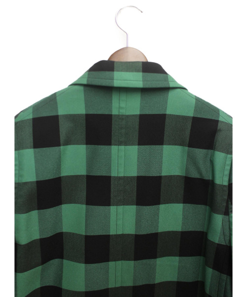 BALENCIAGA（バレンシアガ）BALENCIAGA (バレンシアガ) Godfather/ブロックチェックコート サイズ:34の古着・服飾アイテム