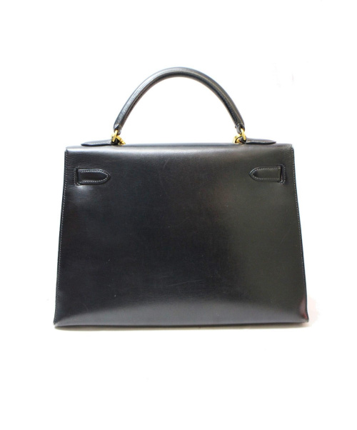 HERMES（エルメス）HERMES (エルメス) ケリーバッグ32 ブラック サイズ:32 外縫い　○U 1991年の古着・服飾アイテム