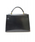 HERMES (エルメス) ケリーバッグ32 ブラック サイズ:32 外縫い　○U 1991年：428000円