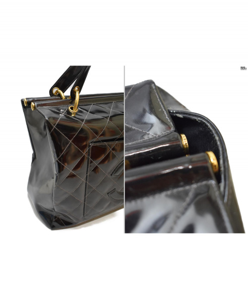 CHANEL（シャネル）CHANEL (シャネル) キルティングトートバッグ ブラック 4834055の古着・服飾アイテム