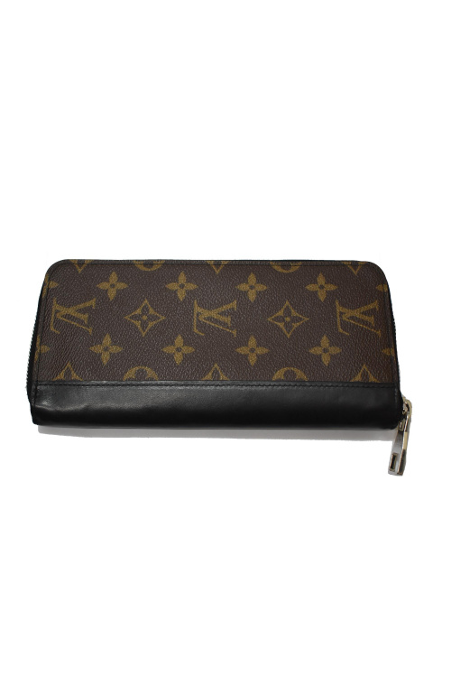 LOUIS VUITTON（ルイ ヴィトン）LOUIS VUITTON (ルイヴィトン) ジッピーウォレッ ブラウン サイズ:- モノグラム・マカサー M60109の古着・服飾アイテム