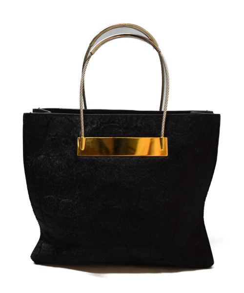 BALENCIAGA（バレンシアガ）BALENCIAGA (バレンシアガ) ケーブルショッパーS ブラック サイズ:- ハラコの古着・服飾アイテム