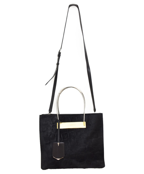 BALENCIAGA（バレンシアガ）BALENCIAGA (バレンシアガ) ケーブルショッパーS ブラック サイズ:- ハラコの古着・服飾アイテム