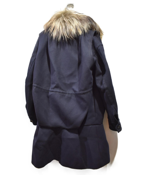 sacai（サカイ）sacai (サカイ) ファー付きウールコート サイズ:2の古着・服飾アイテム