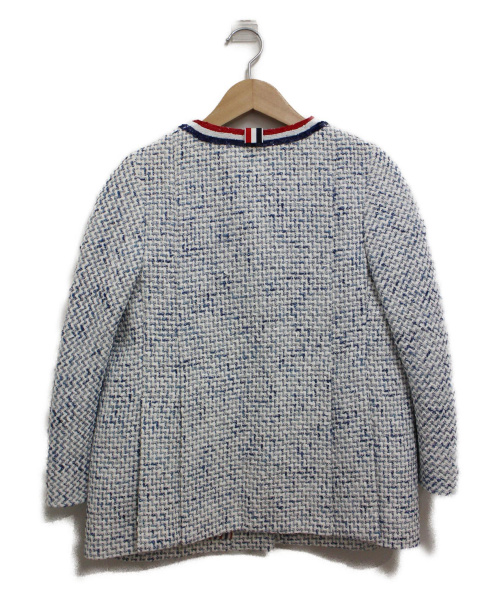 Thom Browne（トムブラウン）Thom Browne (トムブラウン) ノーカラーツイードジャケット サイズ:38の古着・服飾アイテム