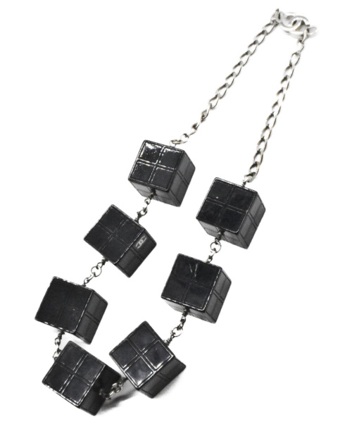 CHANEL（シャネル）CHANEL (シャネル) キューブネックレス ブラックの古着・服飾アイテム